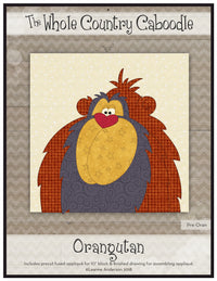 Orangutan Applique