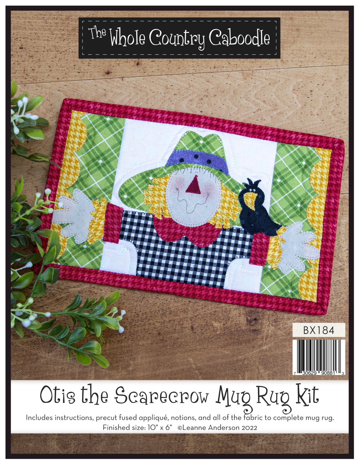 Otis the Scarecrow Mug Rug Kit