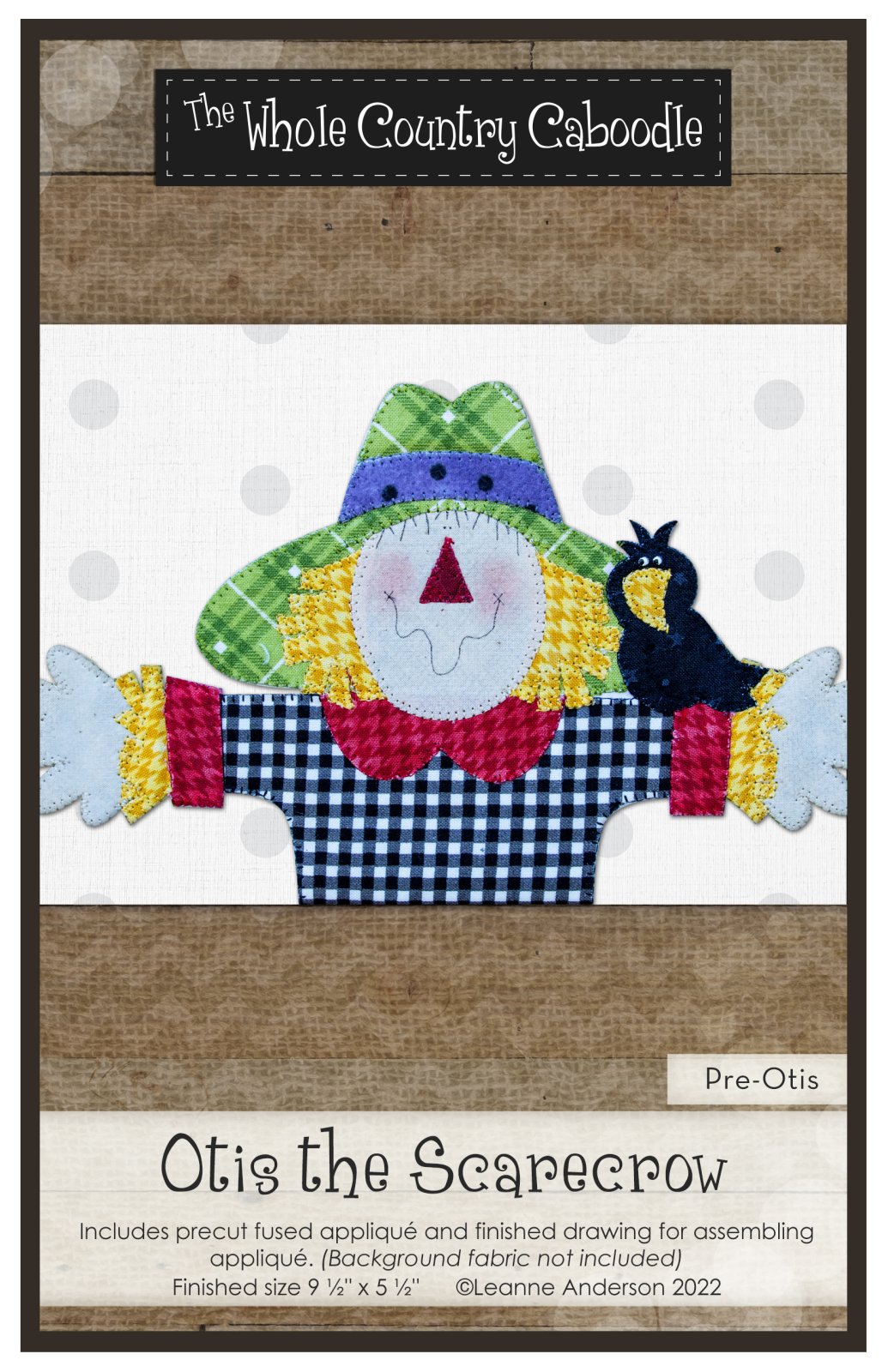 Otis The Scarecrow Applique