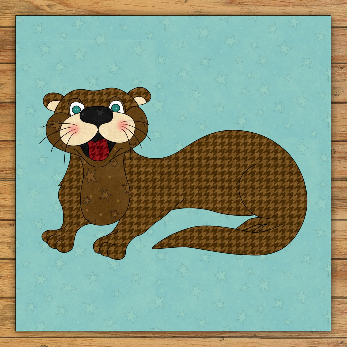 Otter Applique Applique