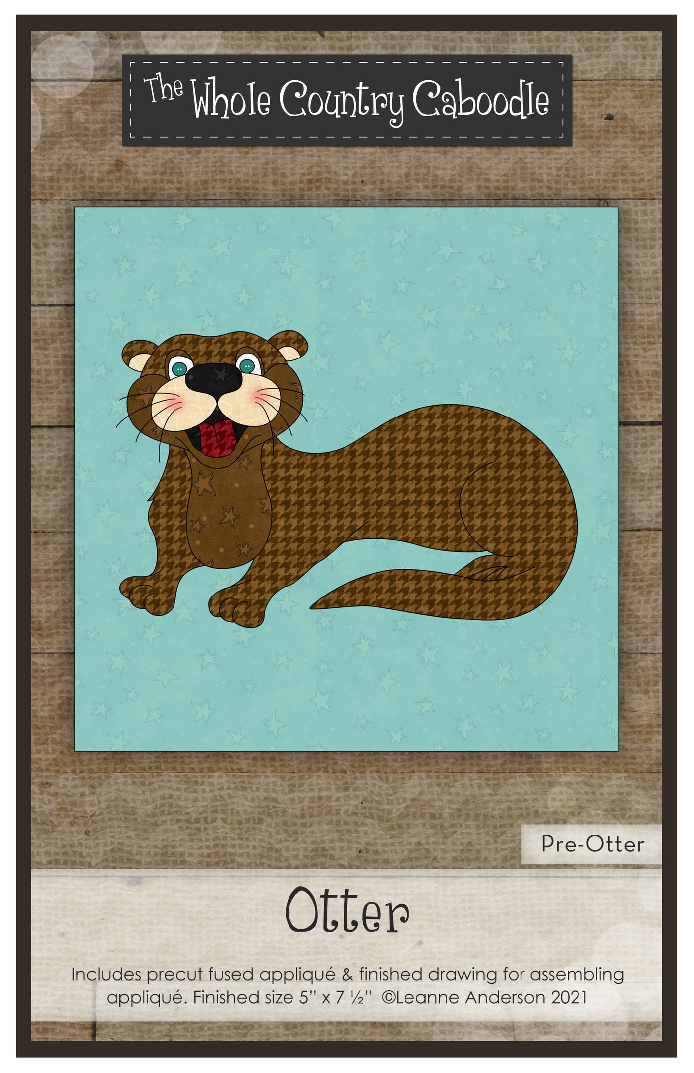 Otter Applique Applique