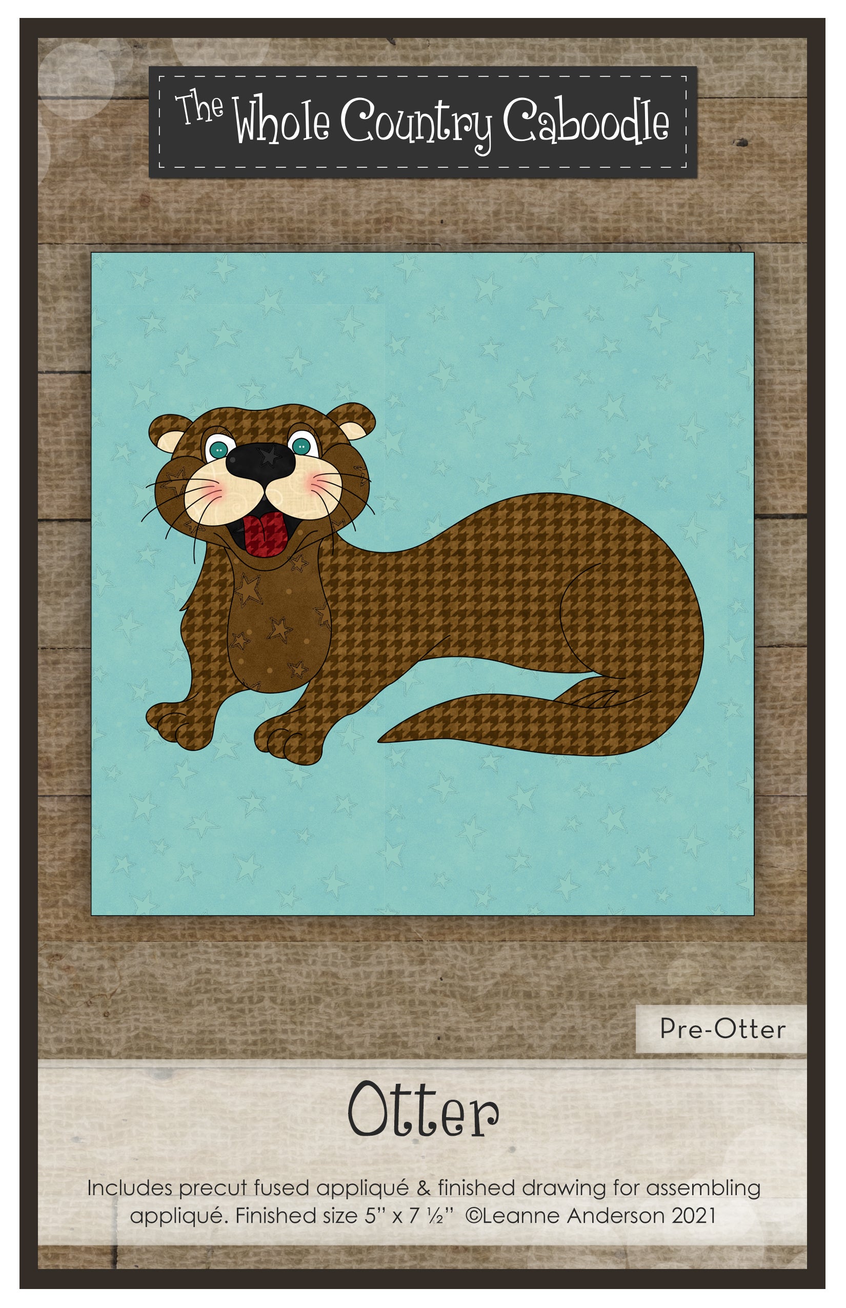 Otter Applique Applique