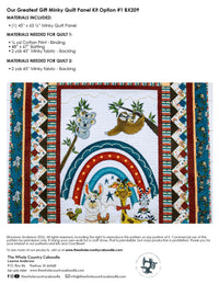 Our Greatest Gift Minky Quilt Panel