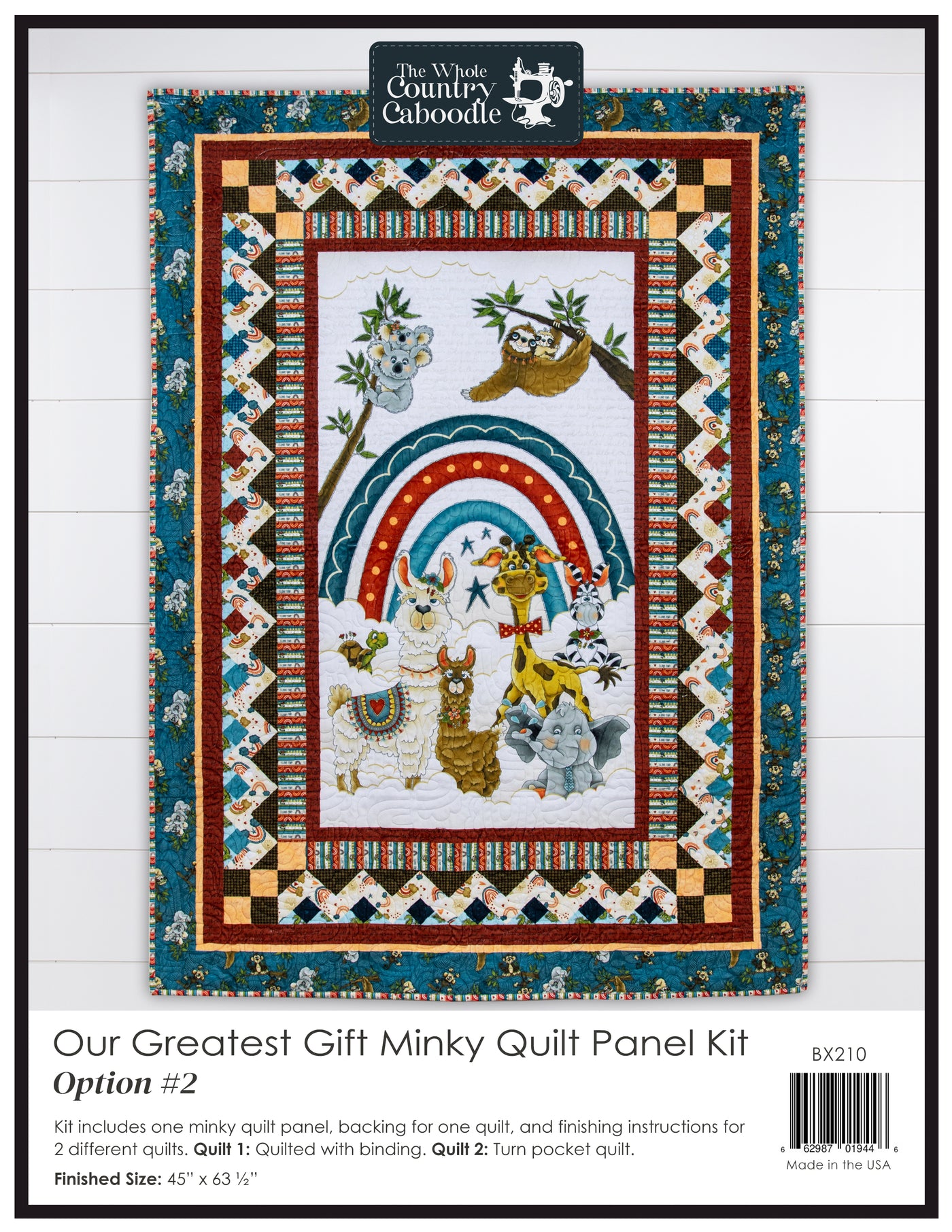 Our Greatest Gift Minky Quilt Panel