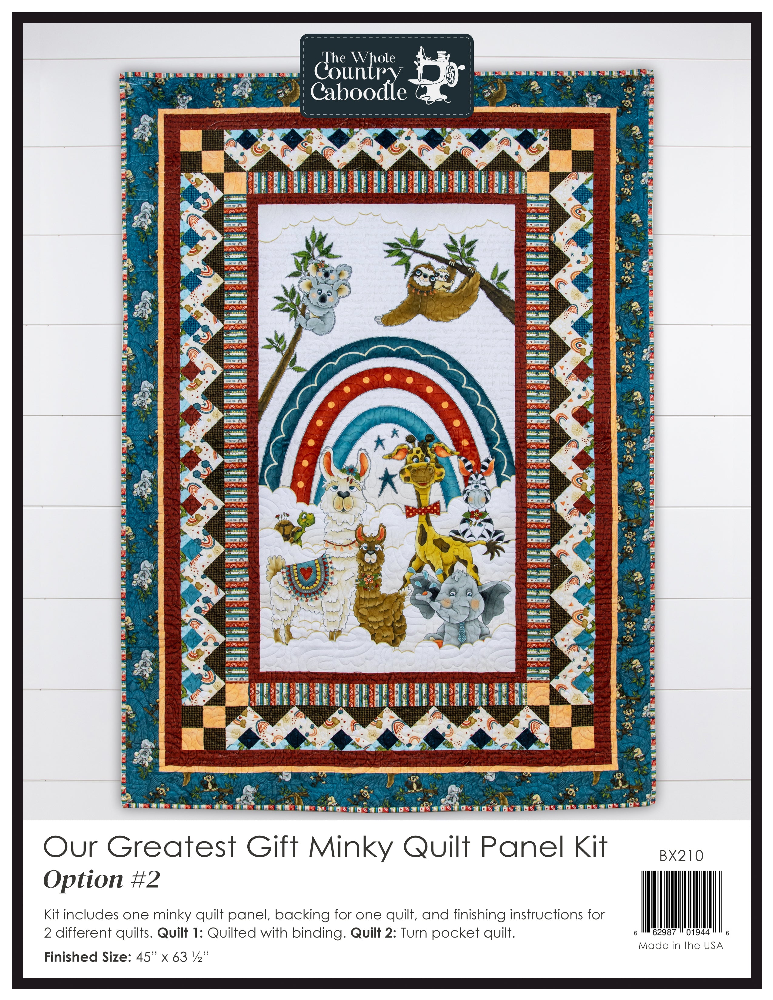 Our Greatest Gift Minky Quilt Panel