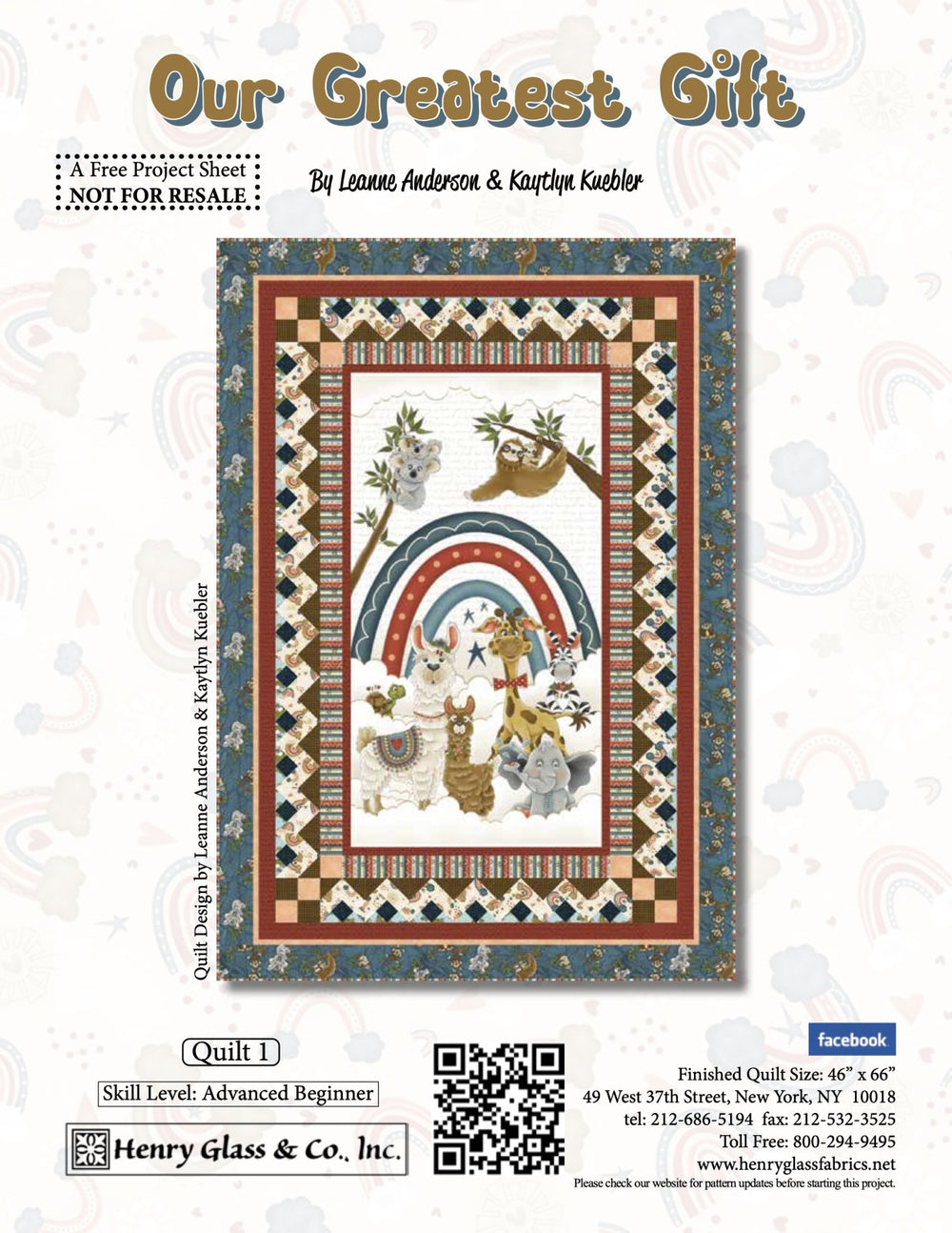 Our Greatest Gift Quilt 1 Pattern (FREE Digital Download) · The Whole ...