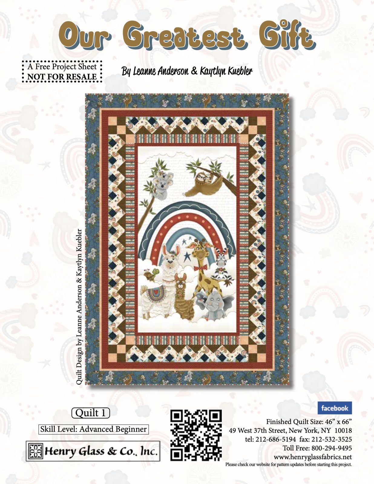 Our Greatest Gift Quilt 1 Pattern (FREE Digital Download)