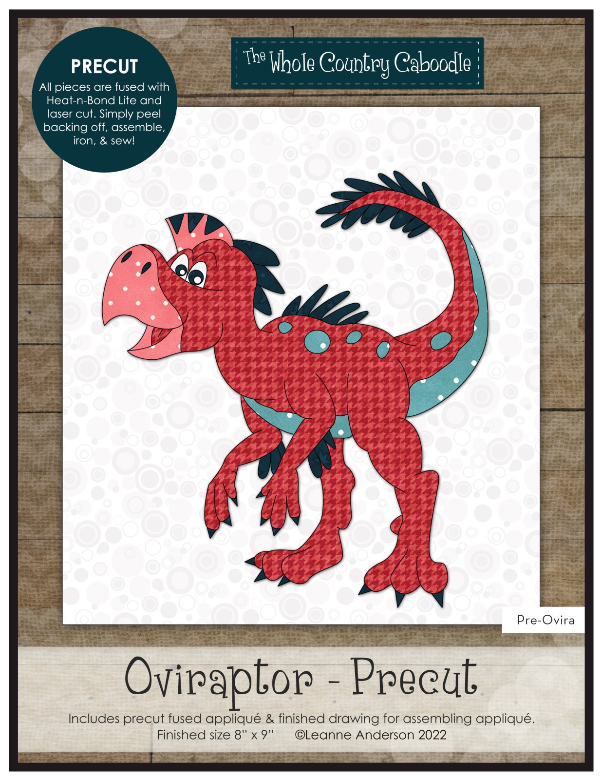 Oviraptor Applique