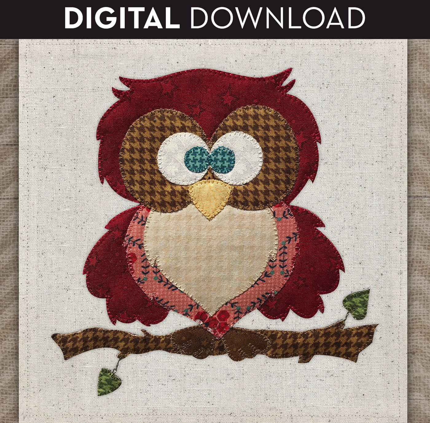 Hoot Hoot Owl Applique