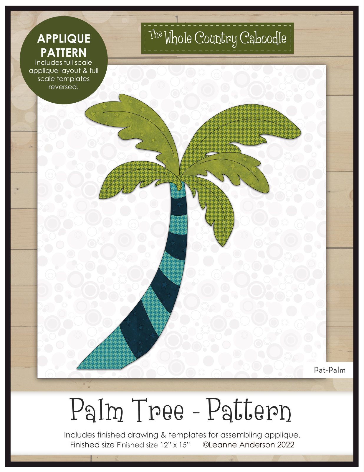 Palm Tree Applique