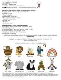 Panda Bear Applique