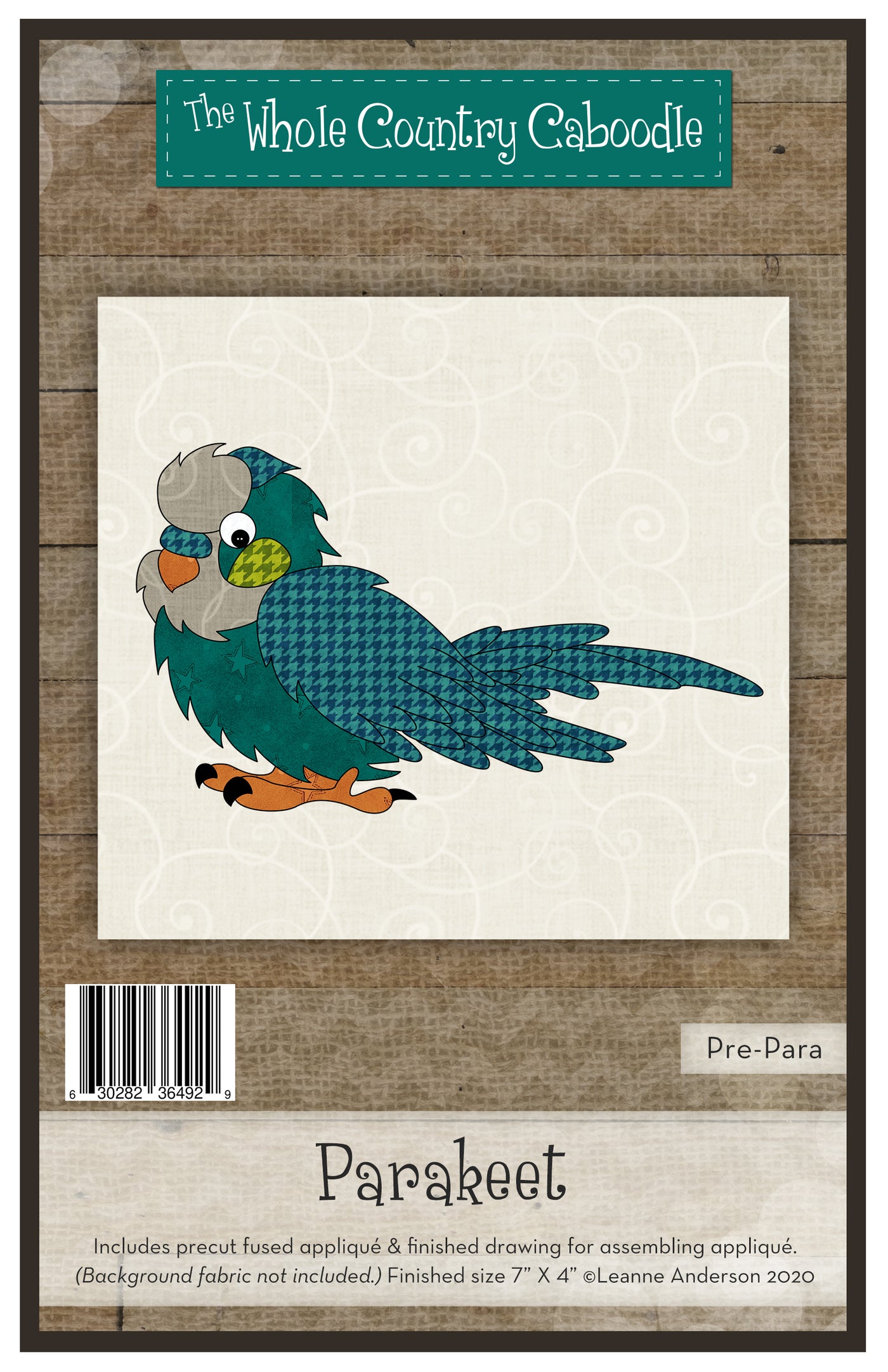 Parakeet Applique