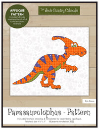 Parasaurolophus Applique