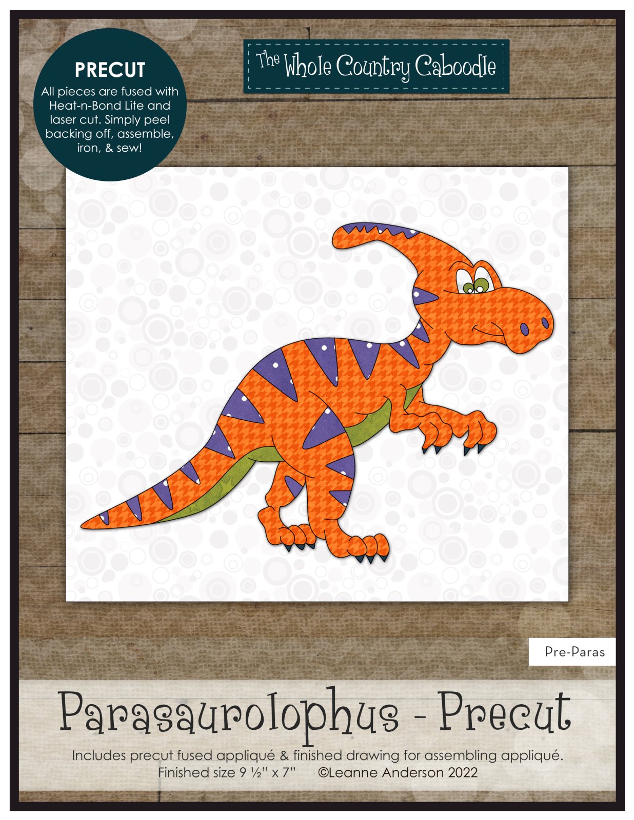Parasaurolophus Applique