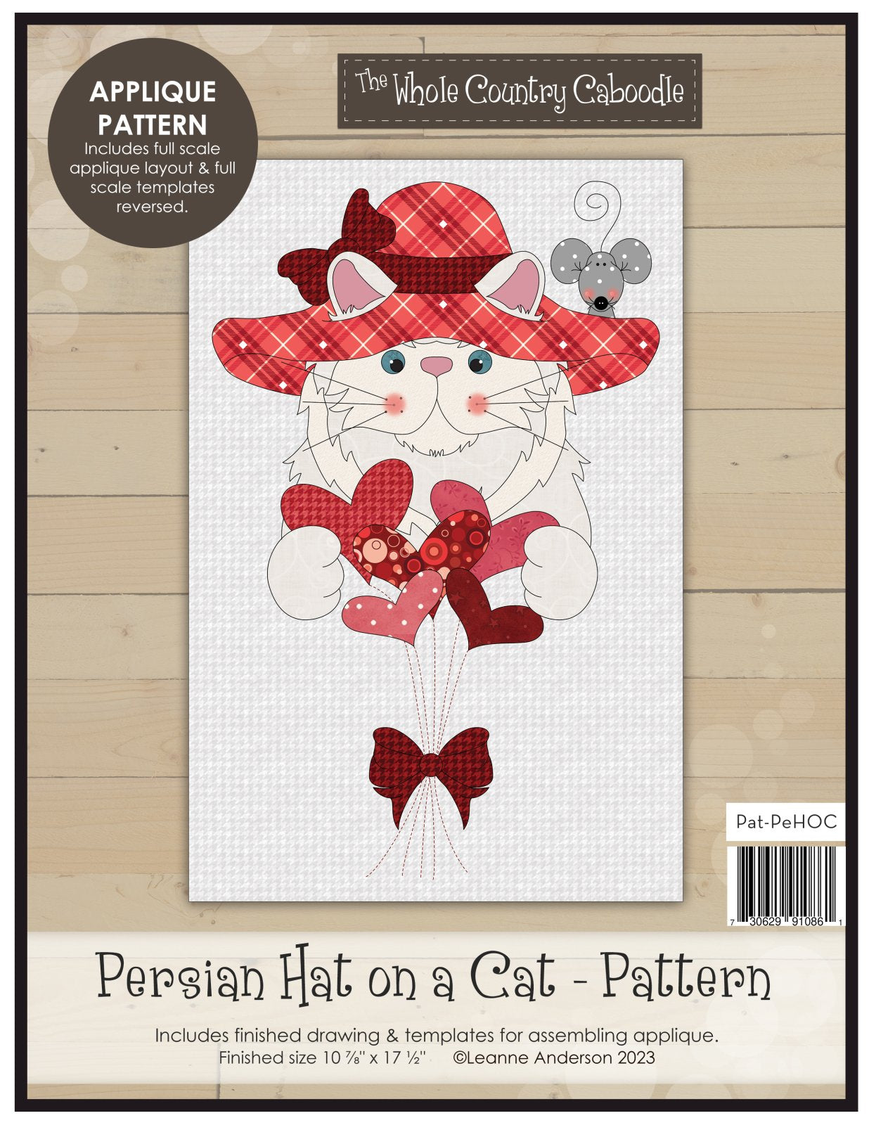 Persian Hat On A Cat Applique