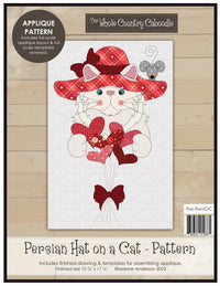 Persian Hat On A Cat Applique