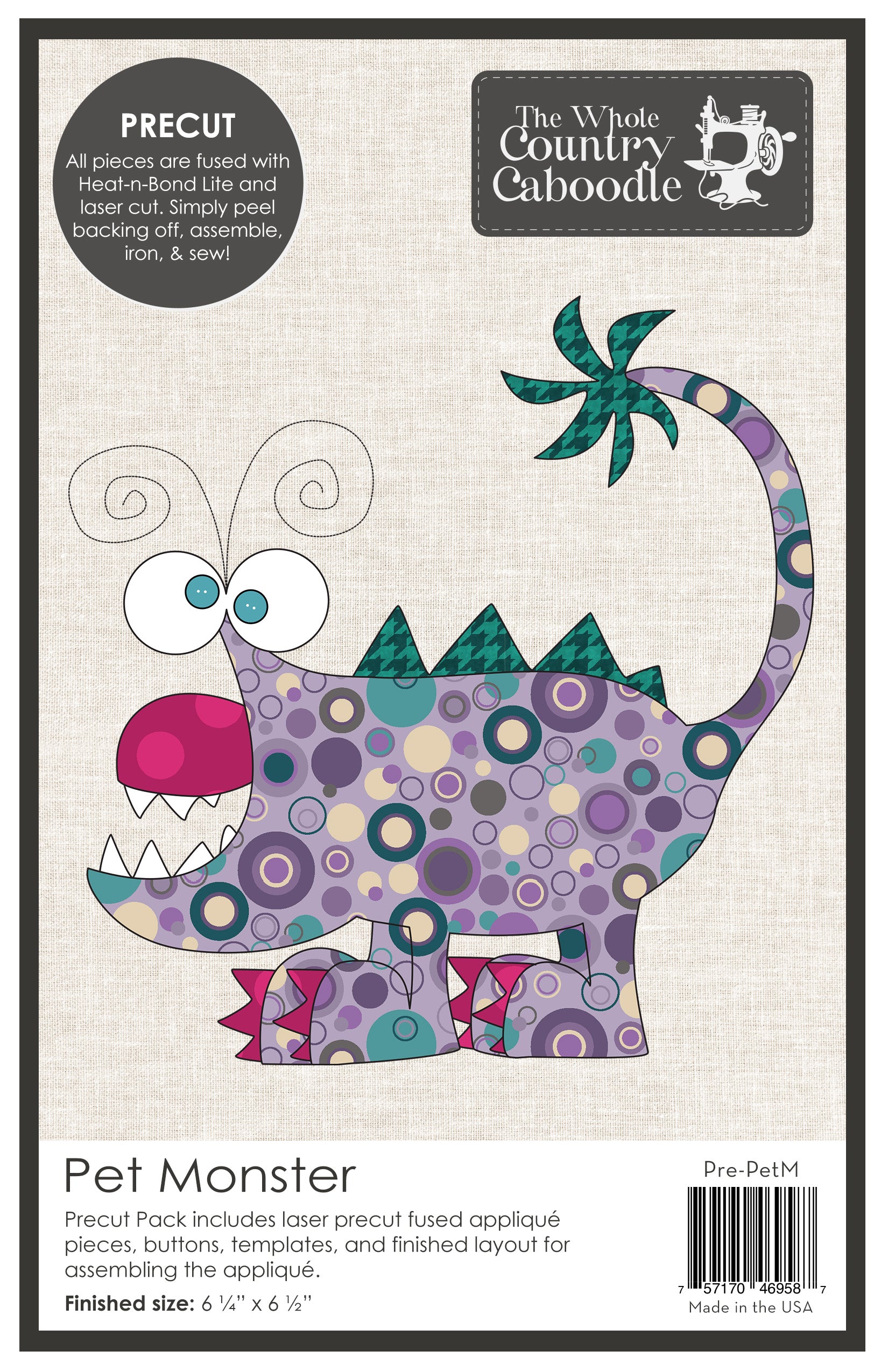 Pet Monster Applique