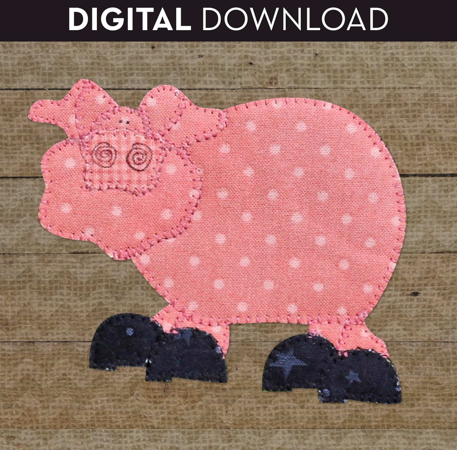 Pig Applique