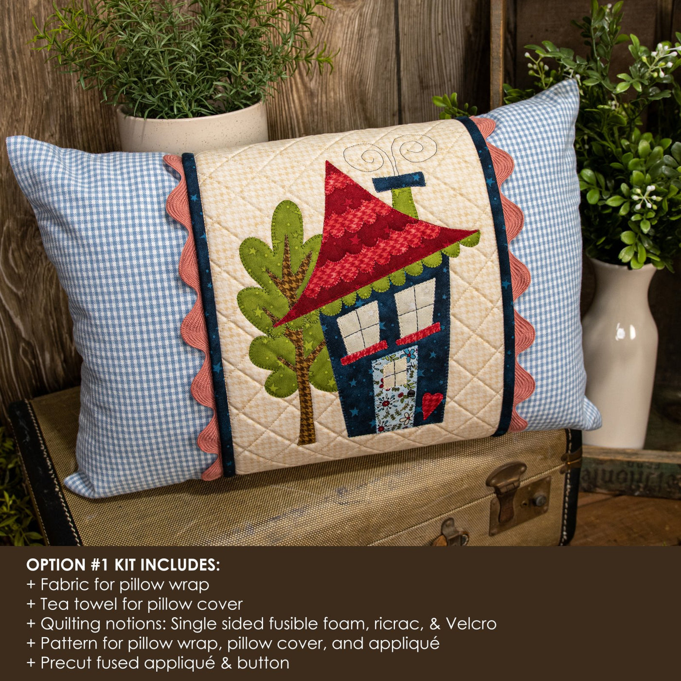 Home Sweet Home Pillow Wrap & Cover Kit