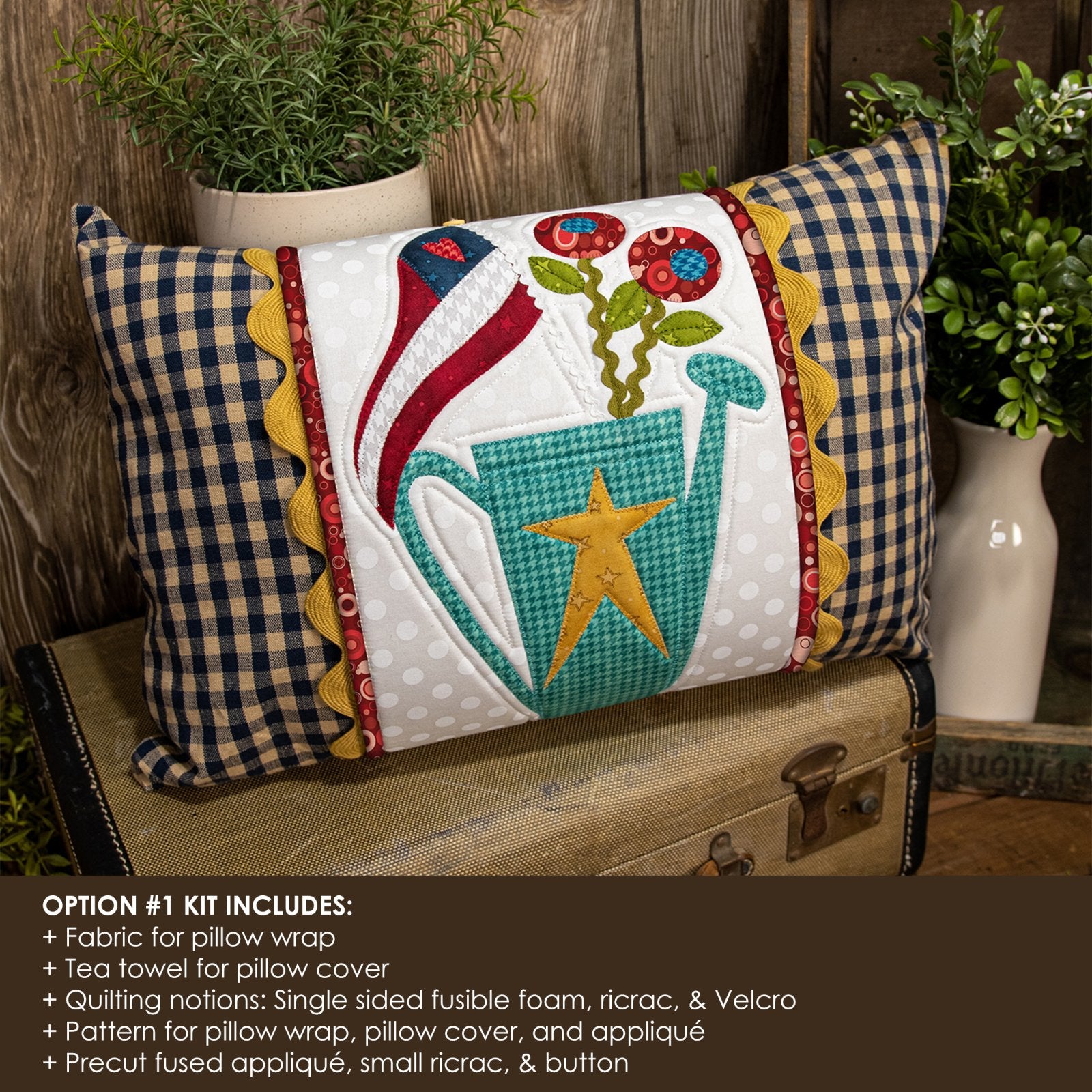 Garden Flag Pillow Wrap & Cover Kit
