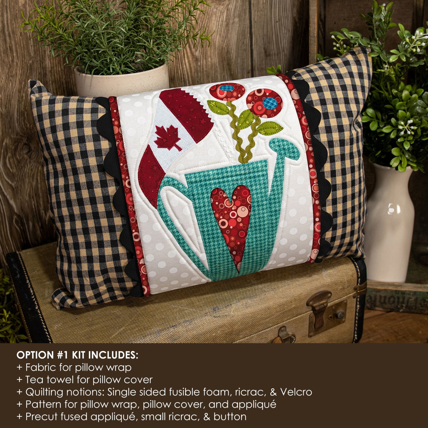 Garden Flag (Canada) Pillow Wrap & Cover Kit