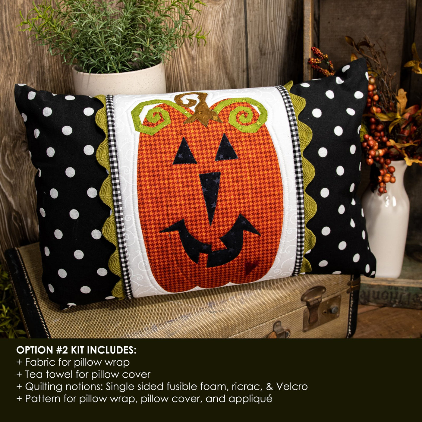 Spooky Jack Pillow Wrap & Cover Kit