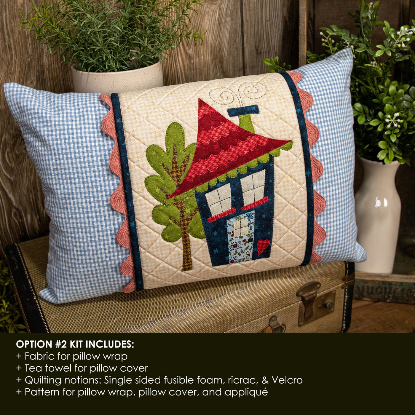 Home Sweet Home Pillow Wrap & Cover Kit