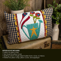 Garden Flag Pillow Wrap & Cover Kit
