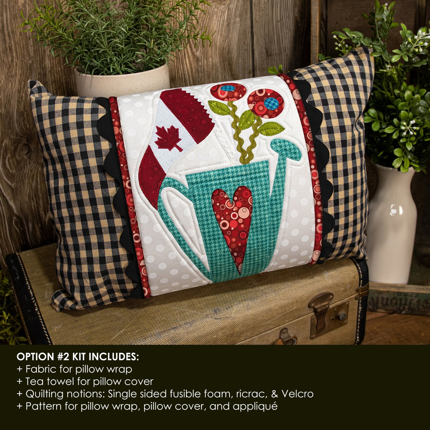 Garden Flag (Canada) Pillow Wrap & Cover Kit