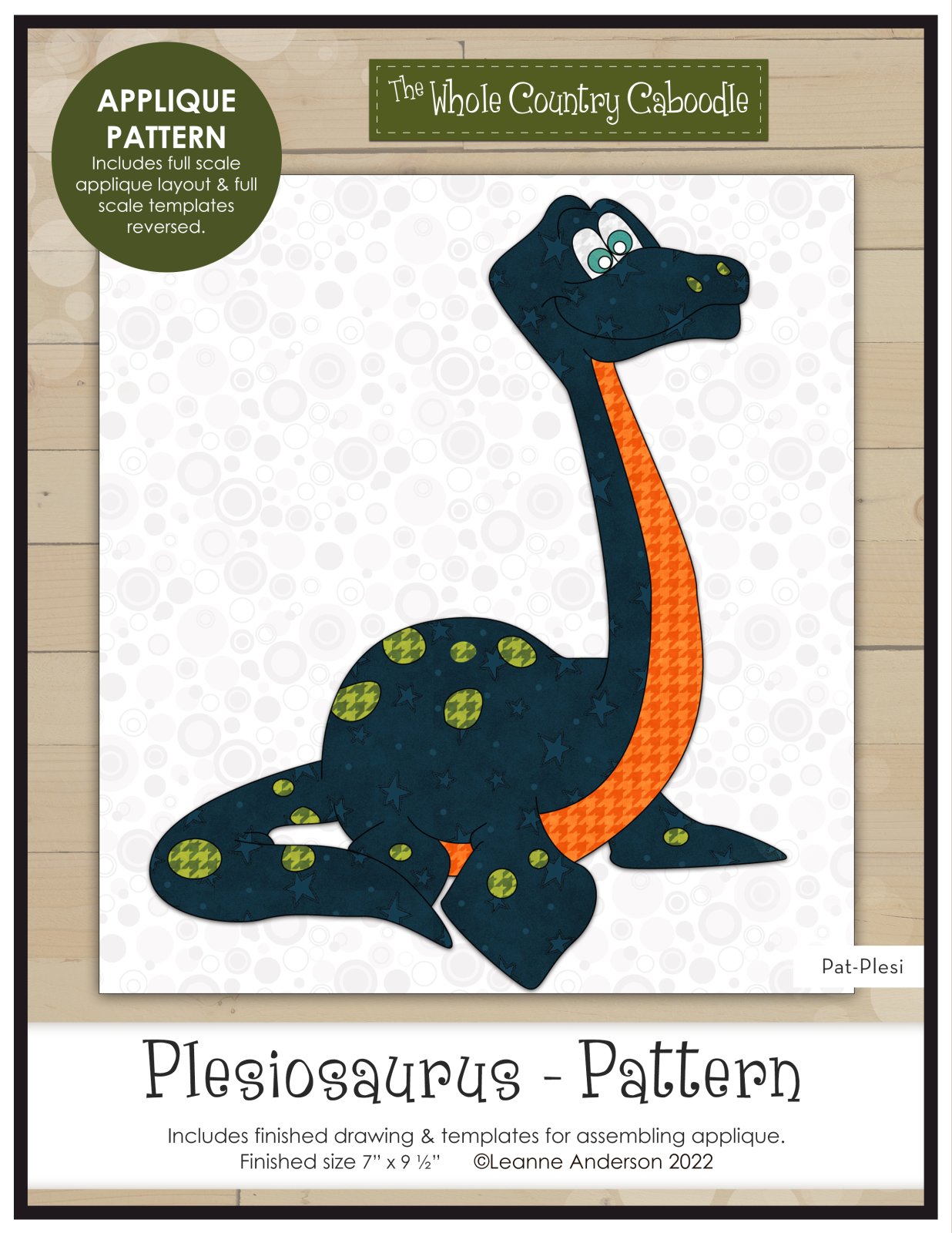 Plesiosaurus Applique