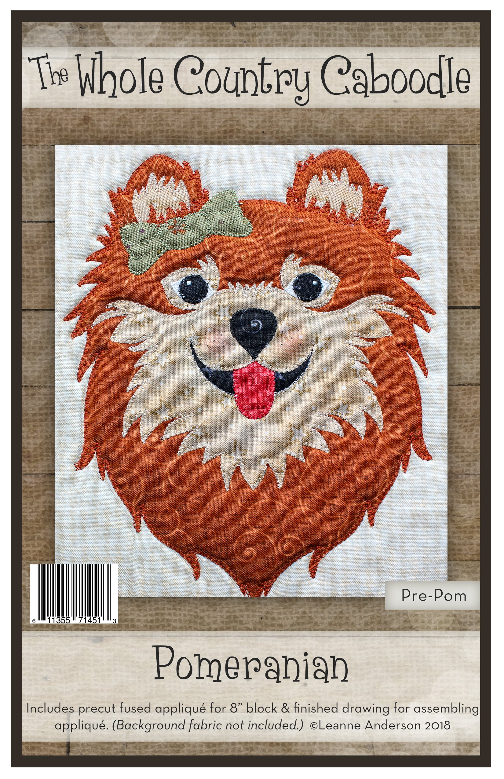Pomeranian Applique