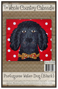 Portuguese Water Dog Applique