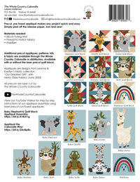 Rainbow & Applique Quilt Block Precut Fused Applique Pack