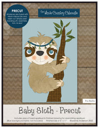 Baby Sloth Applique