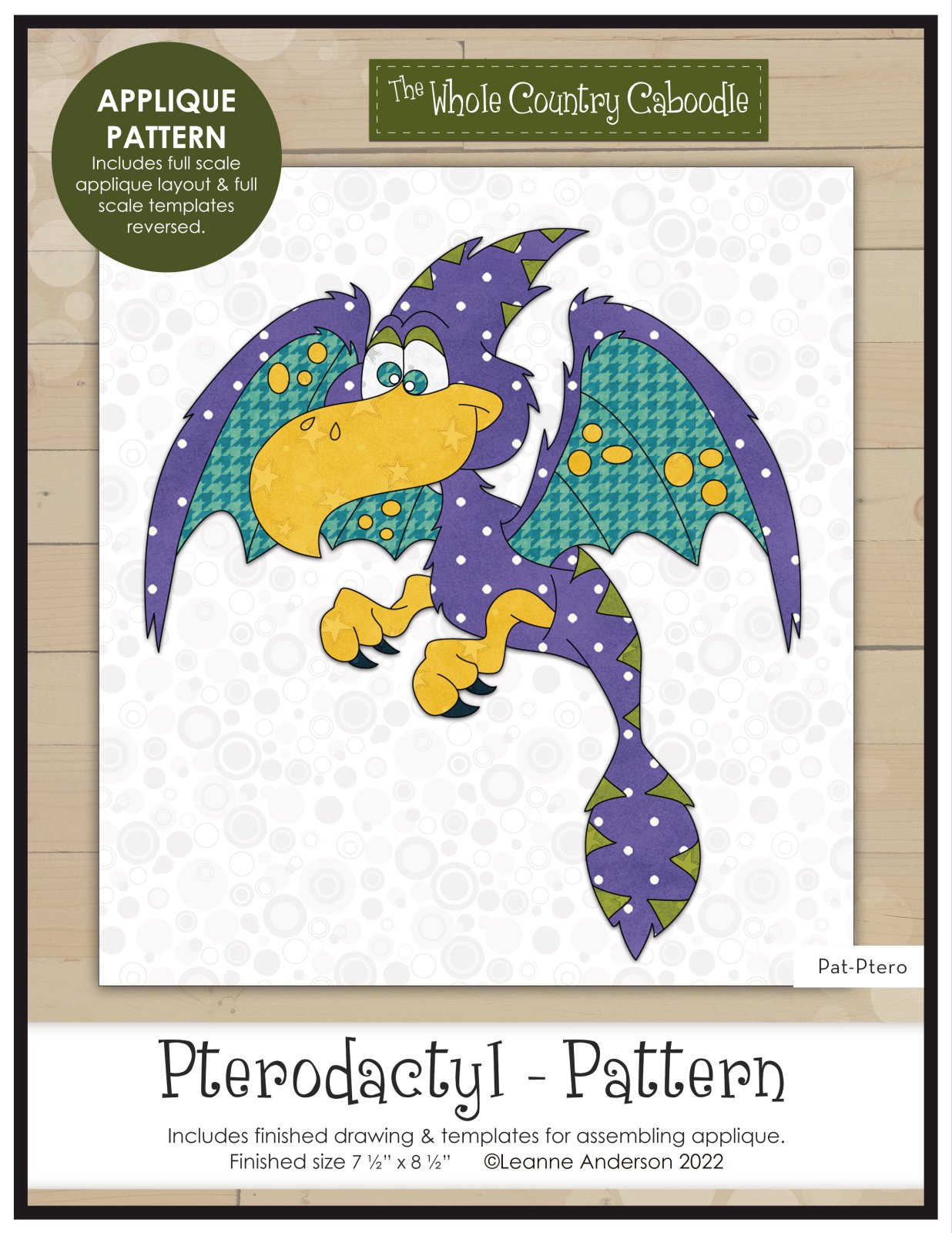 Pterodactyl Applique