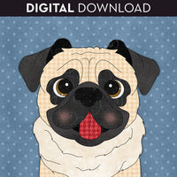 Pug 2 Applique