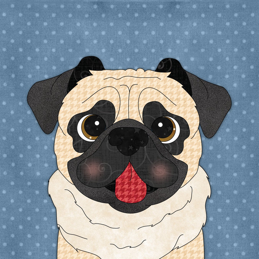 Pug 2 Applique