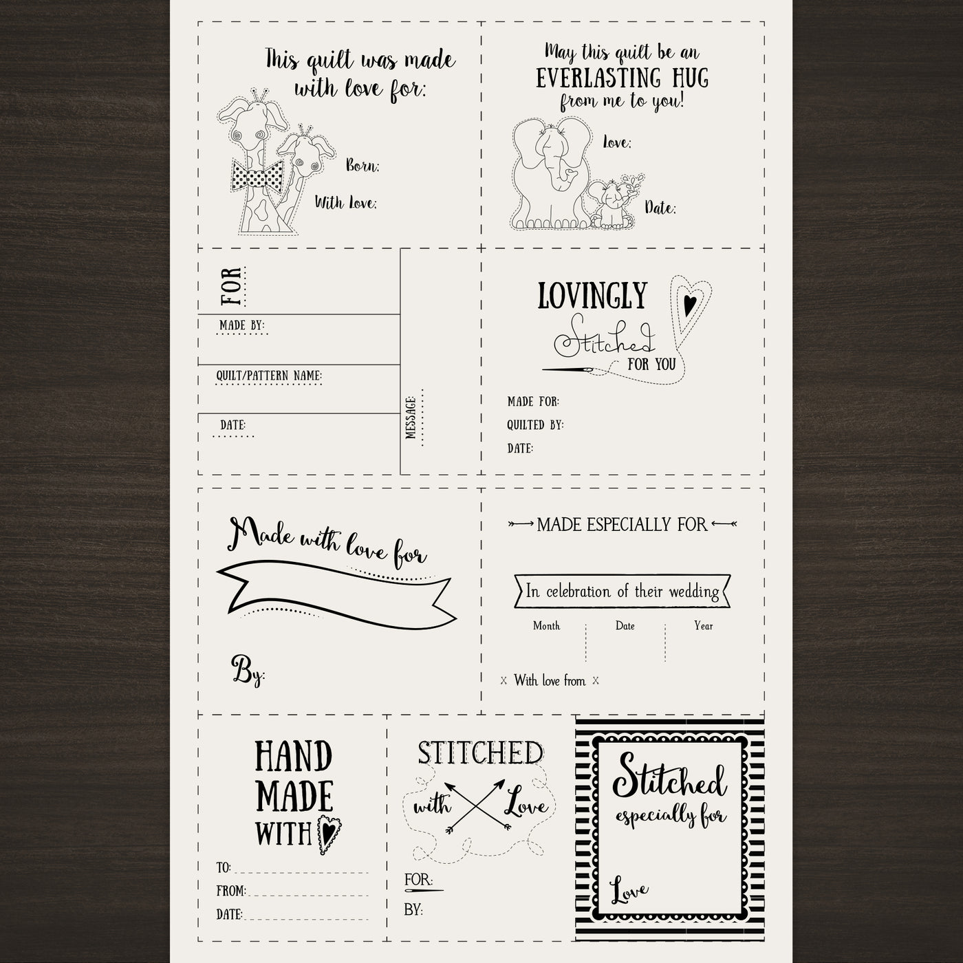 Quilt Labels