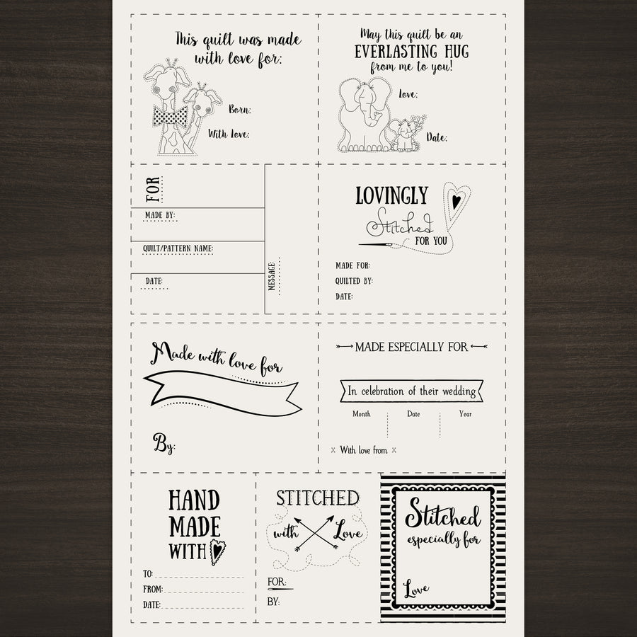 Quilt Labels