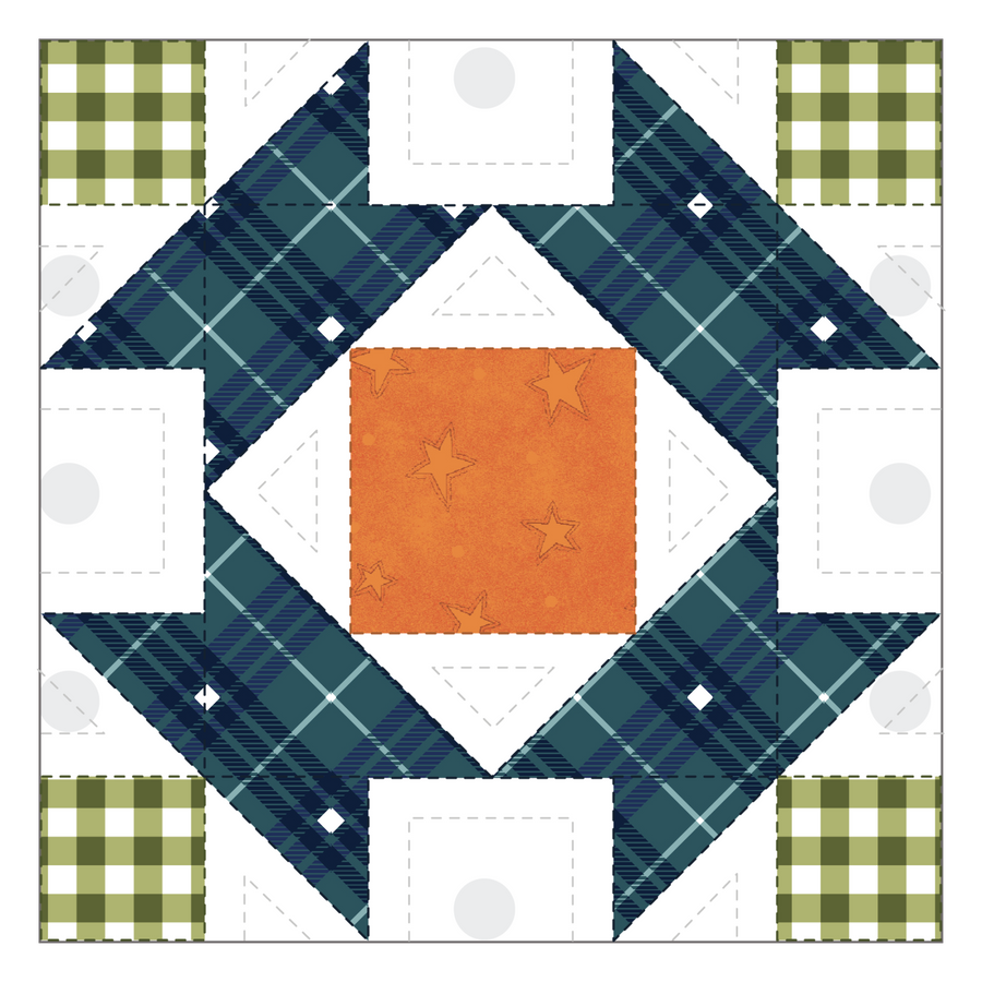 May Basket Quilt Block Applique