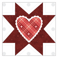 Share The Love Quilt Block Applique