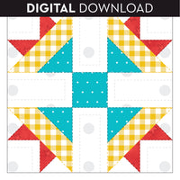 Carolina Lily Quilt Block Applique