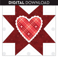 Share The Love Quilt Block Applique