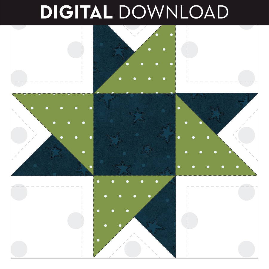 Star Quilt Block Applique