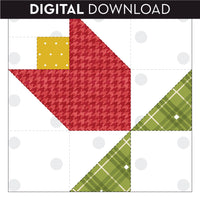Tulip Quilt Block Applique
