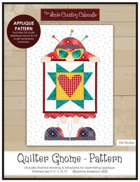 Quilter Gnome Applique