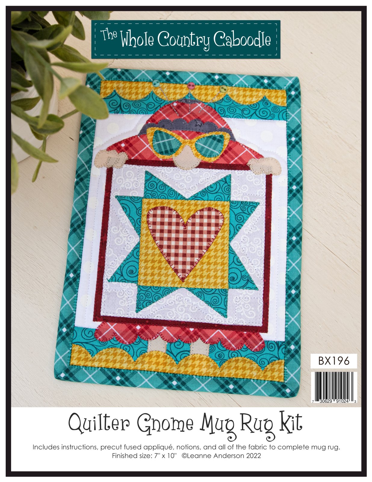 Quilter Gnome Mug Rug Kit
