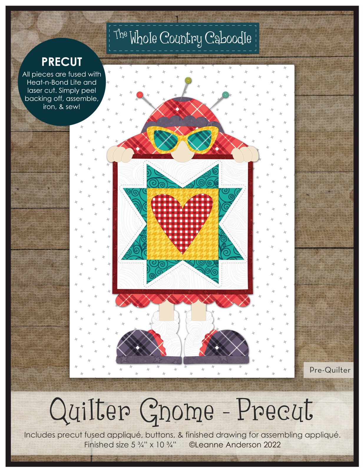 Quilter Gnome Applique