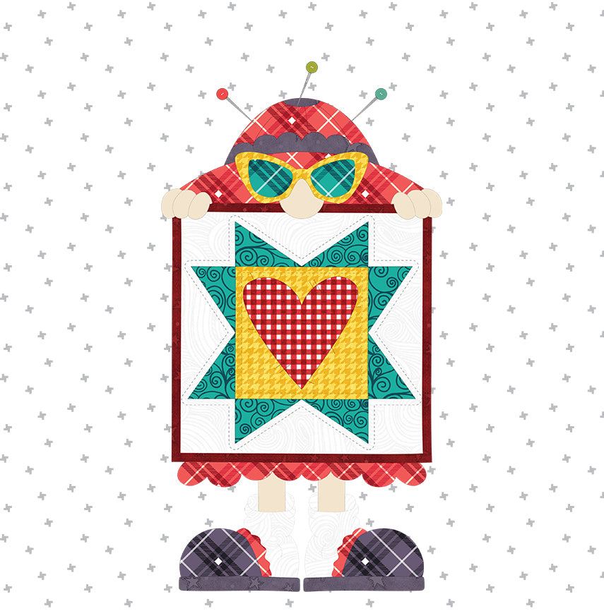 Quilter Gnome Applique