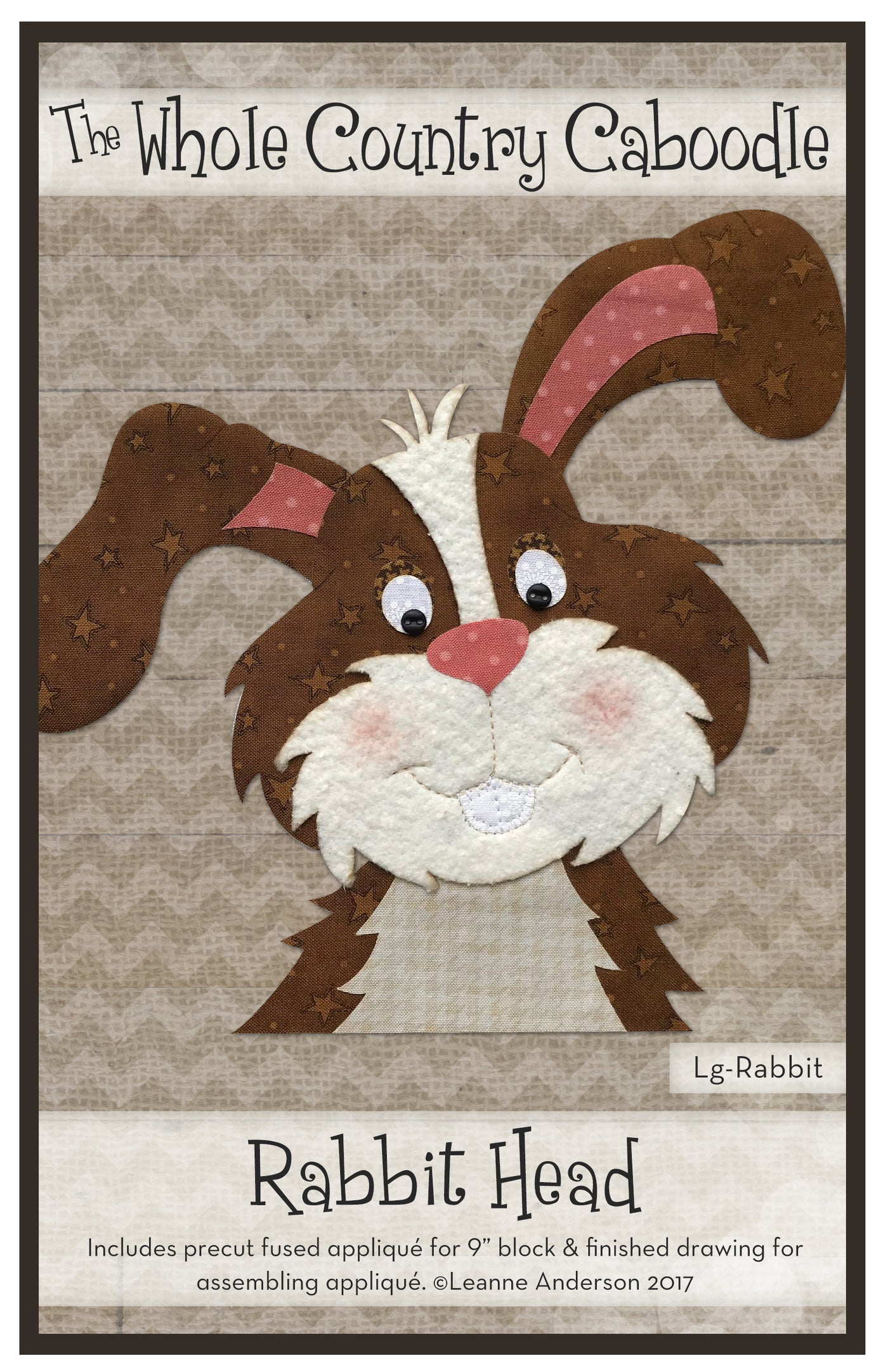 Rabbit Head Applique